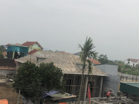 Dự Án nhà mái Nhật ở Nghệ An