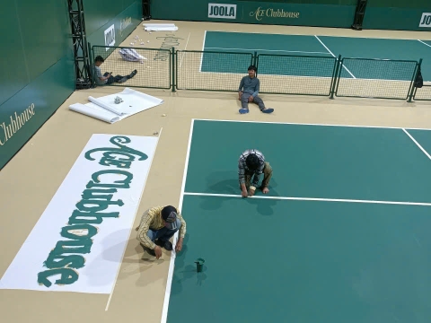 Thi công sân pickleball