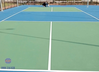 Thi Công Sân Pickleball Chuyên Nghiệp – Giải Pháp Sơn Công Nghiệp Và Sơn Chống Trượt Chất Lượng Cao